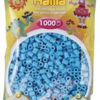 HAMA beads azure blue 1,000 pieces, 1 bag