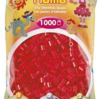 HAMA beads RED 1000 pieces, 1 bag
