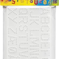 2 pegboards letters/numbers in a bag, 1 set