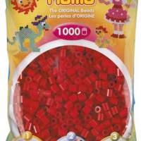 HAMA beads MEDIUM RED 1000 pieces, 1 bag