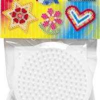 2 square/circle pegboards, small, in a bag, 1 set