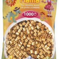 HAMA beads gold 1000 pieces, 1 bag
